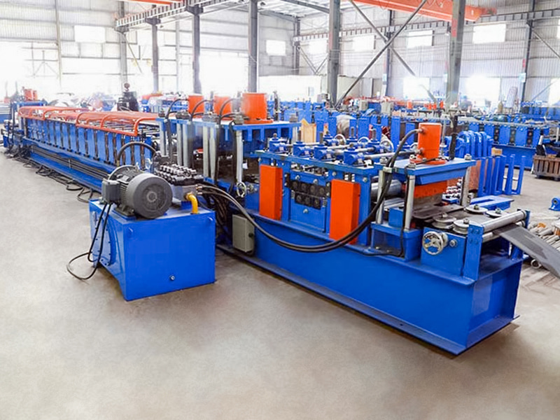C80-300 Type fuldautomatisk C Purlin rulleformemaskine