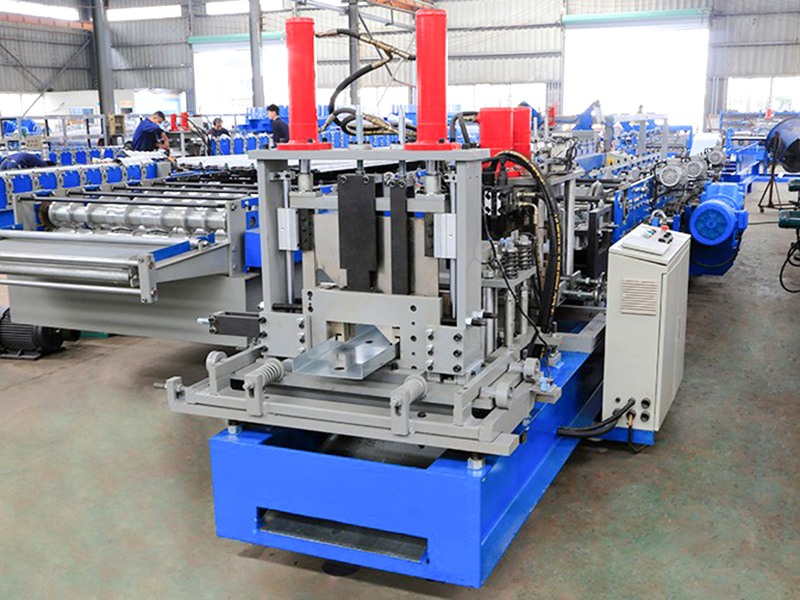80-300 Type fuldautomatisk CU Purlin rulleformemaskine